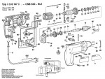 Bosch 0 603 147 903 Csb 500-Rle Percussion Drill 220 V / Eu Spare Parts